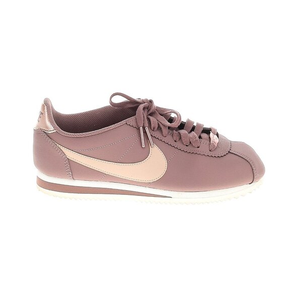 Pre-Owned Nike Cortez Mauve Pink with Rose Gold Accents size 8 - Picture 1 of 3